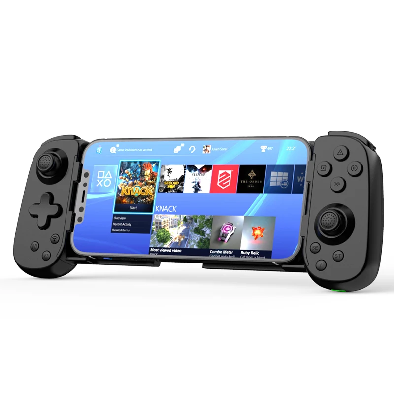 RALAN Newest D6 Mobile Game Controllers Stretchable Wireless Handle Phone Joypad BT Gamepad