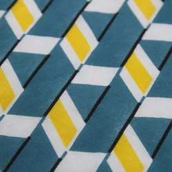 Супер мягкая Красивая хлопковая ткань с принтом 30% шелк 70% хлопок для юбки очень легкая