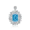 Sea Blue 8A Zircon (single pendant)
