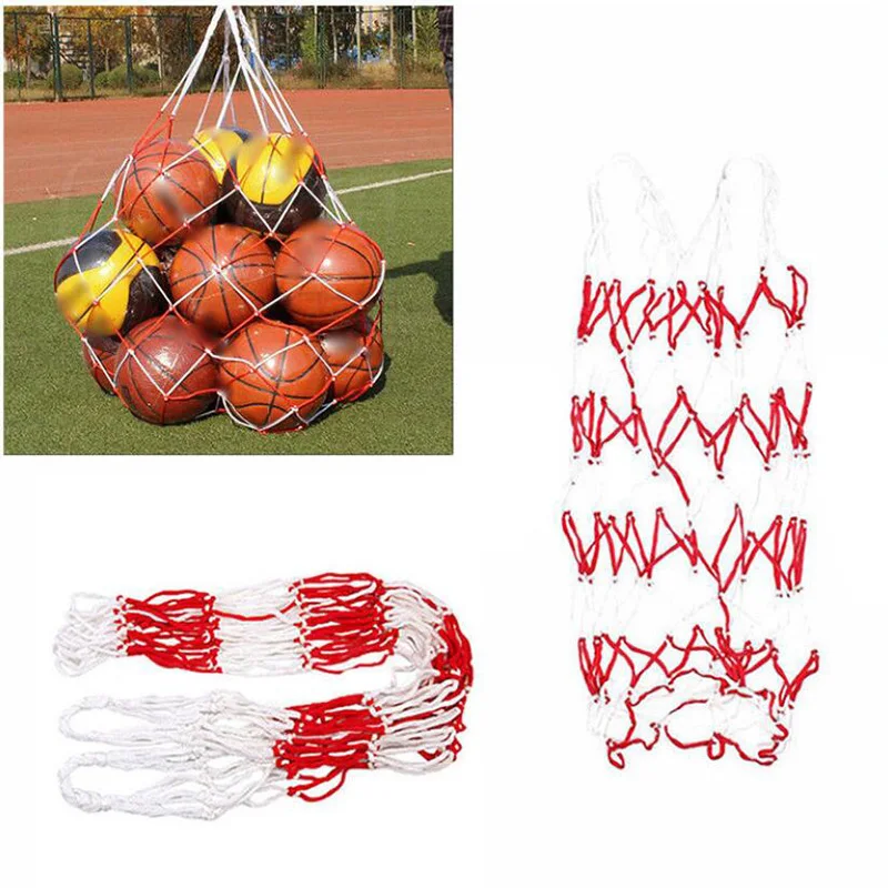 ActEarlier футбол баскетбол волейбол Футбол регби мяч сумка для хранения Draw шнур сетка мешок мяч Carry Net для 7-10 мяч