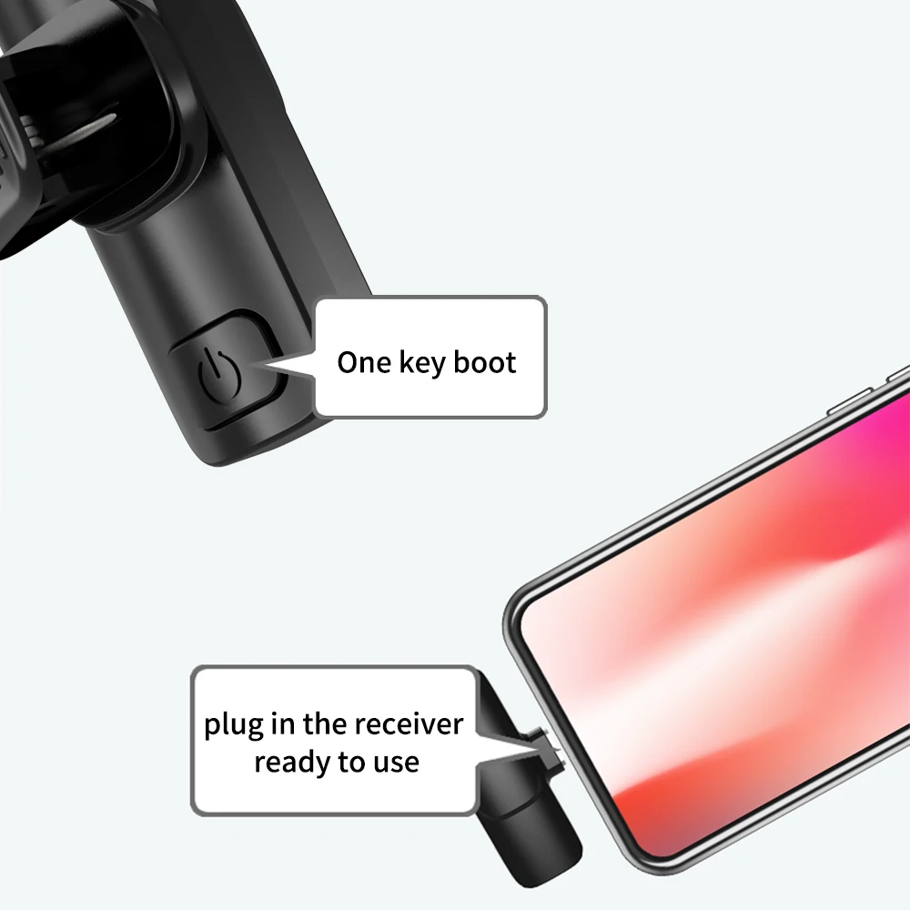 K35 K9 Type C Wireless Clip On Microphone Professional 2 In 1 Micro