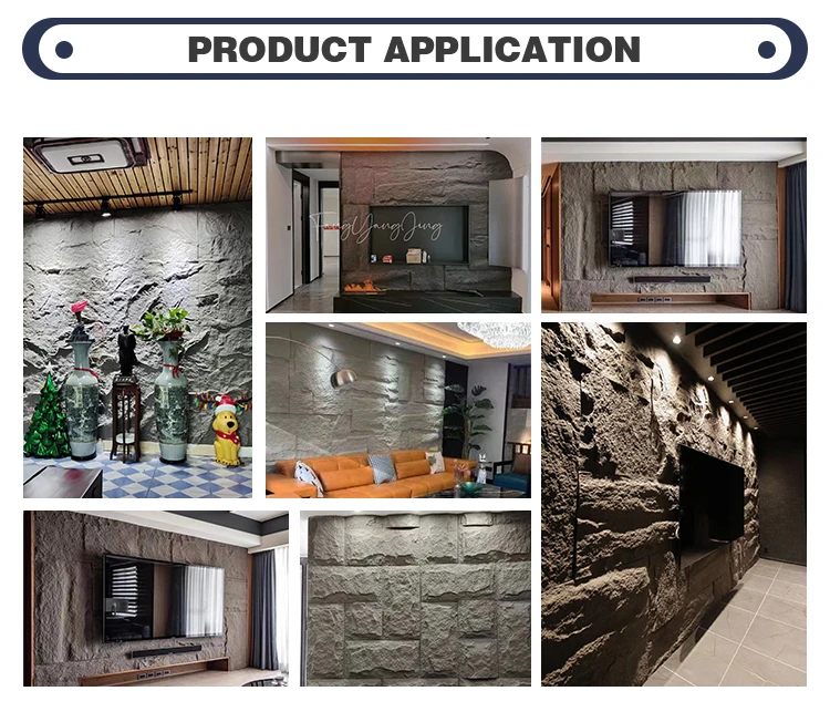 Exterior Wall Panel - Waterproof Fireproof PU Stone Wall Panel for ...