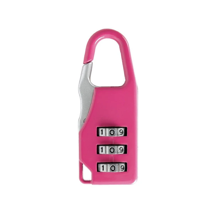 YH1131 Combination Padlock 3 Digits Safe Small Suitcase Padlock Luggage Backpack Mini Cute Lock