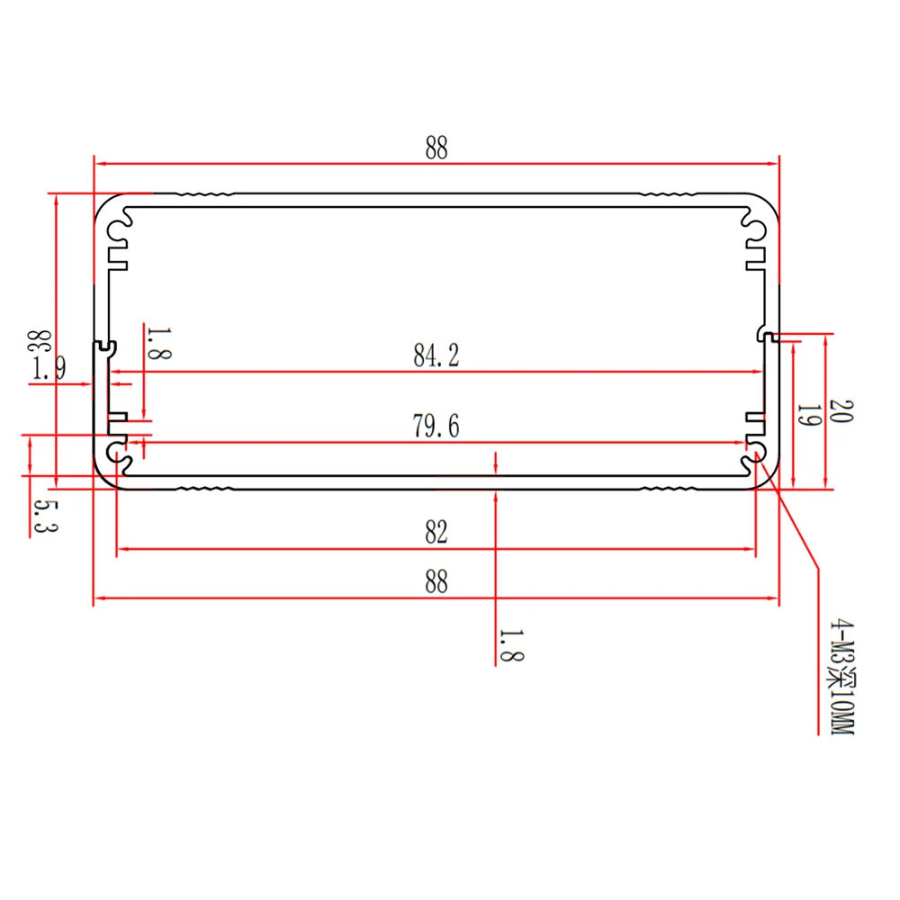 Szomk Ak-c-c Oem Odm Customized Sheet Separated Metal Case Electronic ...