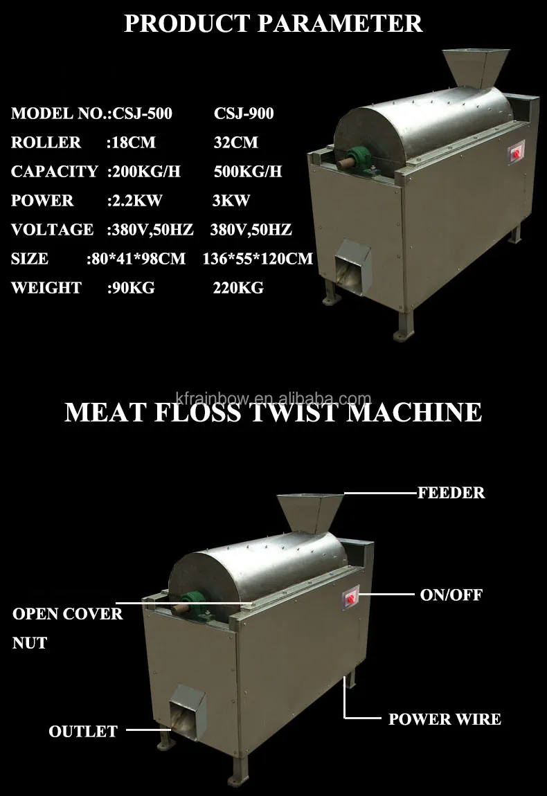 Automatic Electrical Pork Floss Making Machines / Meat Floss Make