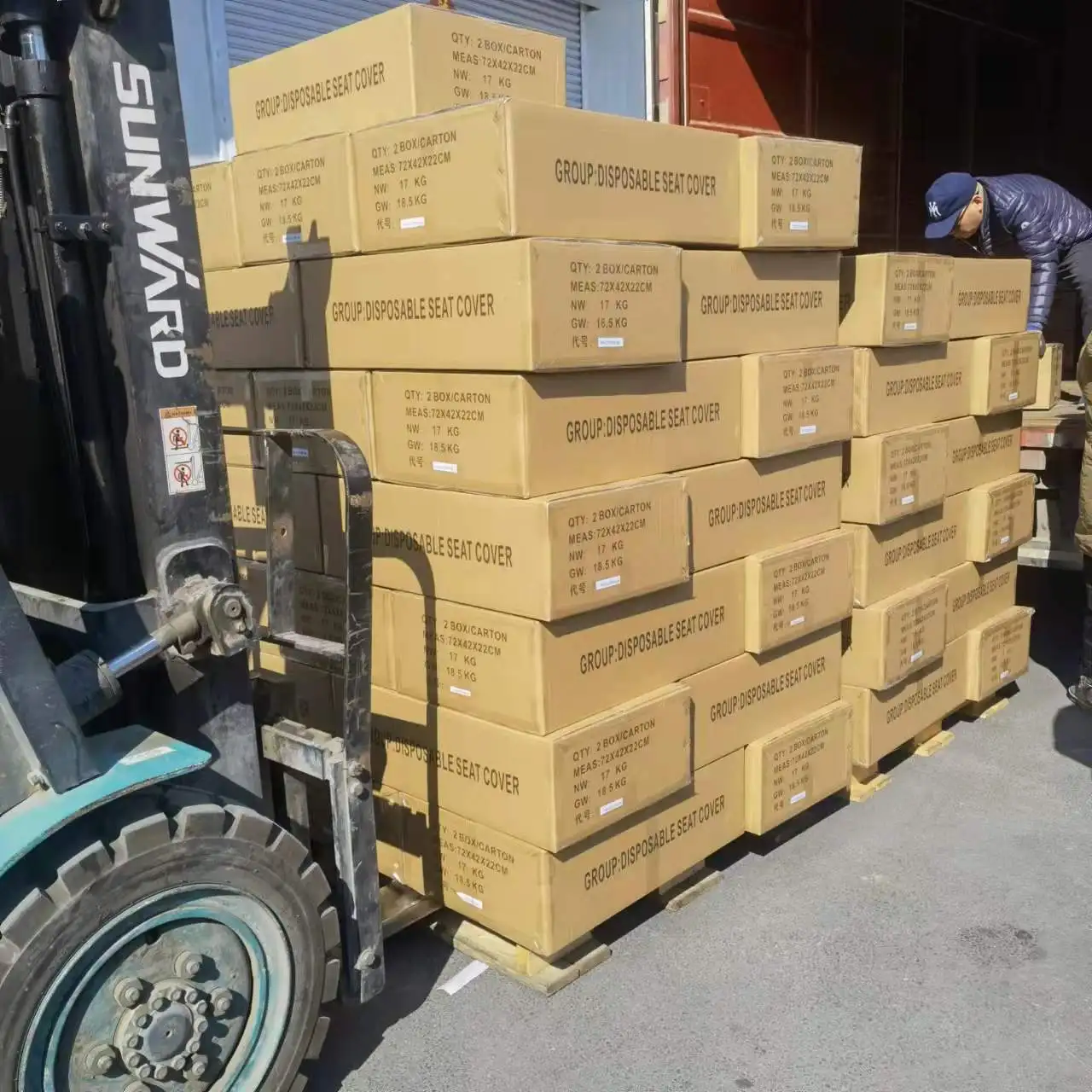 HDPE LDPE clear Plastic Car Seat Covers with Print factory