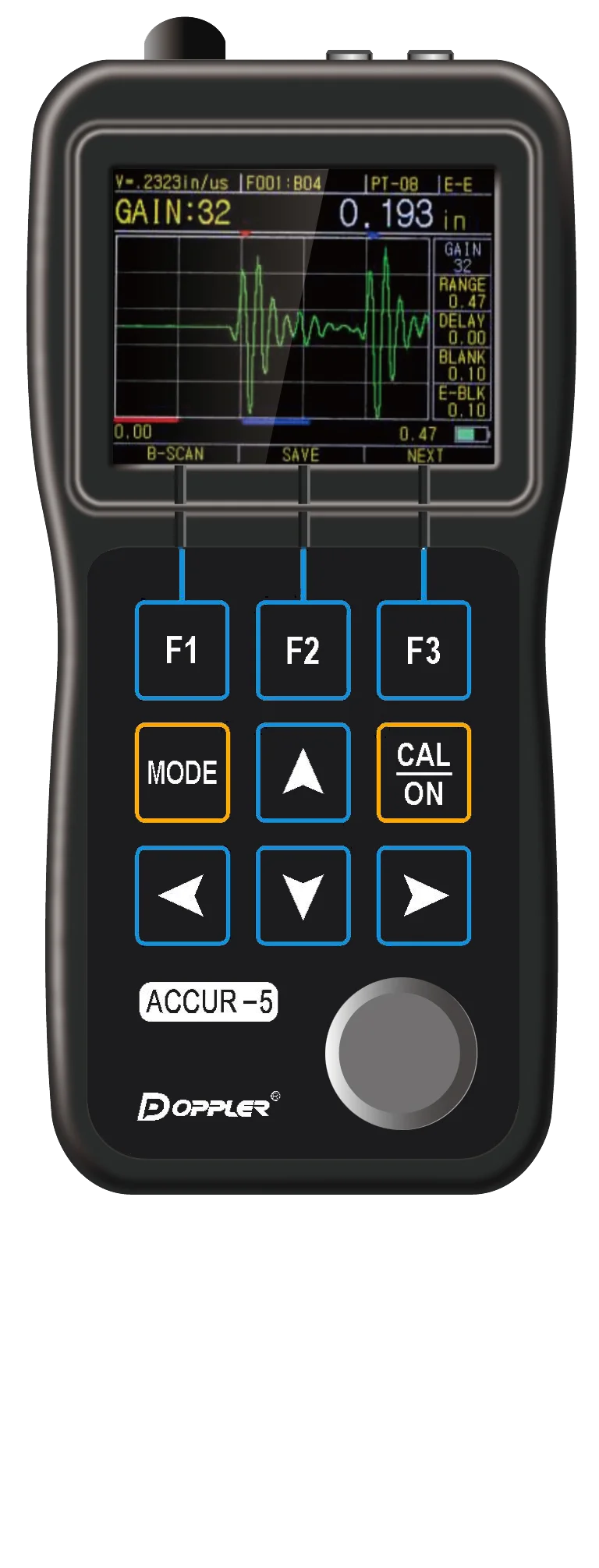 Doppler NDT Testing Equipment Ultrasonic Thickness Gauge