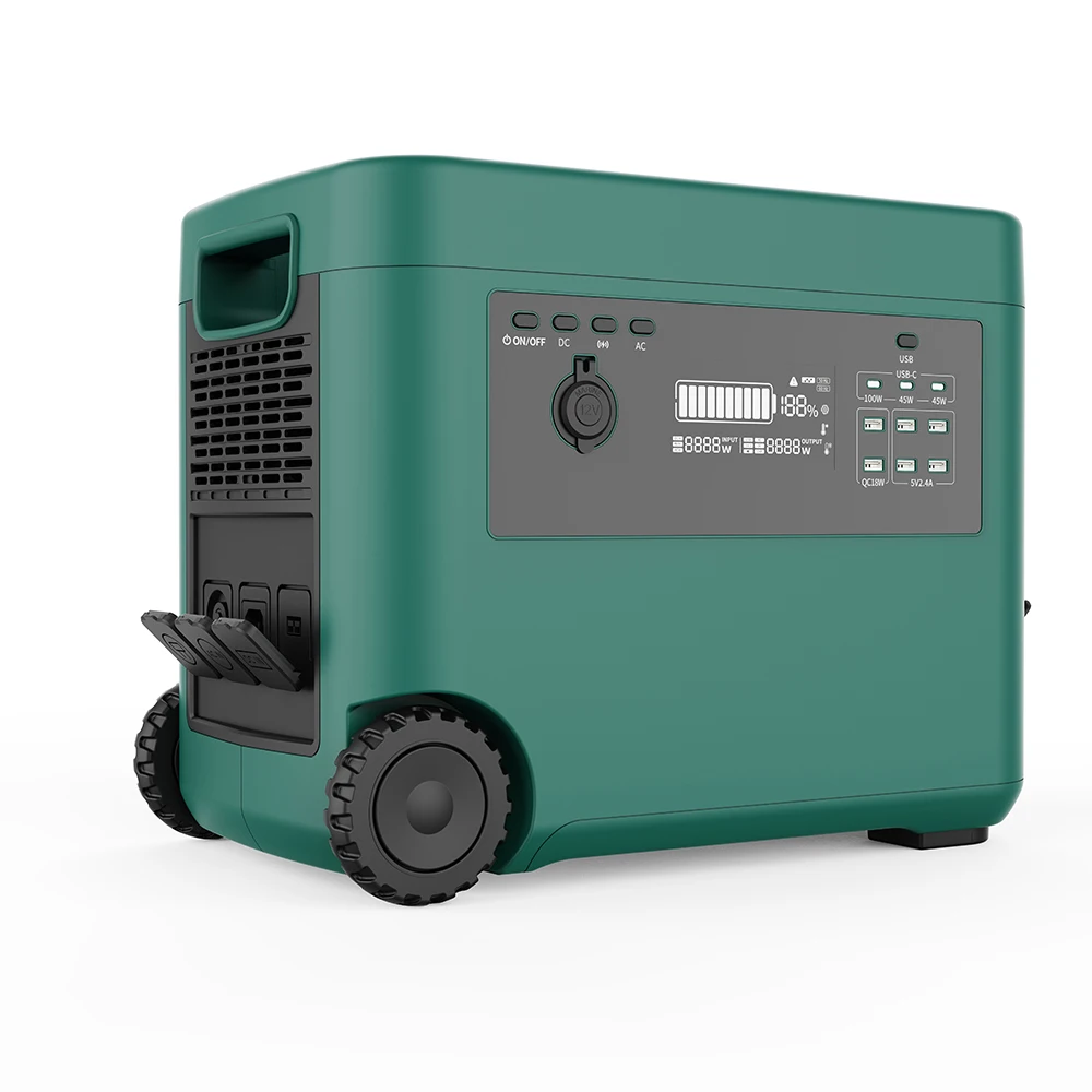 New 2000w 2500w Portable Power Station Lifepo4 Battery All In One Outdoor Home Portable Solar Power Generator supplier