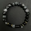 Bracelet 19 cm-noir