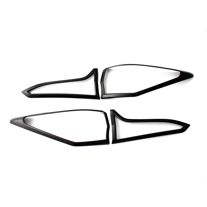 Ycsunz Carbon Fiber Tail Light Cover For Fortuner 2015 Abs Plastic Tail