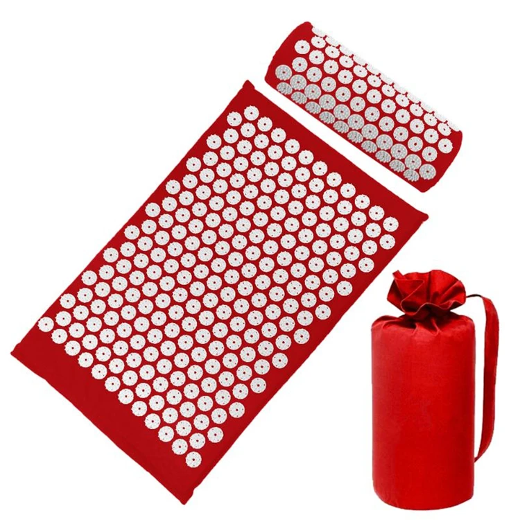 SHENGDE Massage Relax High Quality Portable  Eco Friendly Spike Acupuncture Massage Mat Yoga Organic Acupressure Mat