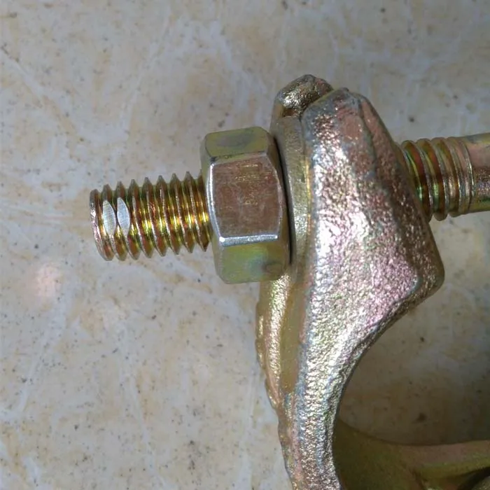 Threaded T Bolt and Nut Tighten Clamp for Tubular Scaffolding Pipe Connection Joint