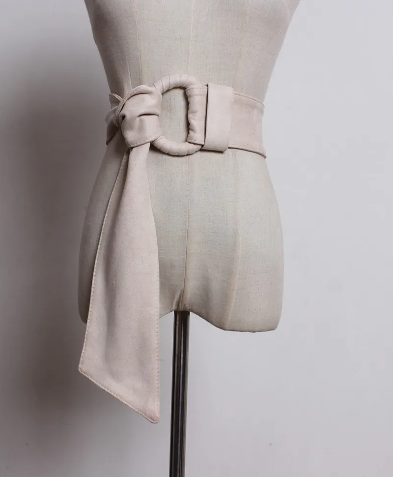 Wholesale Bowknot Self Tie Wrap Obi Waist Band for Women display picture 1