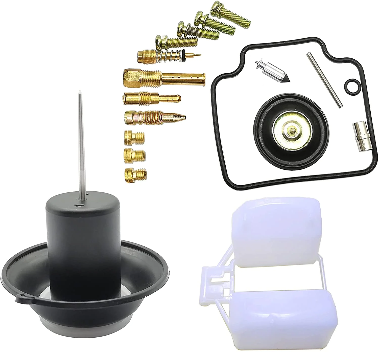 Kit Riparazione Carburatore Per Motori CG 125/150/250 - Tipo PZ 26/27/30, In Plastica E Metall - Foto 4