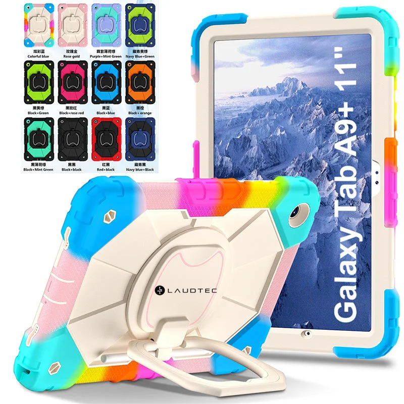 For iPad 11''/10.9''(11th Gen) Kids Shockproof Case with Shoulder Strap Handle for Samsung Galaxy Tab A9+ OEM/ODM/Private Label