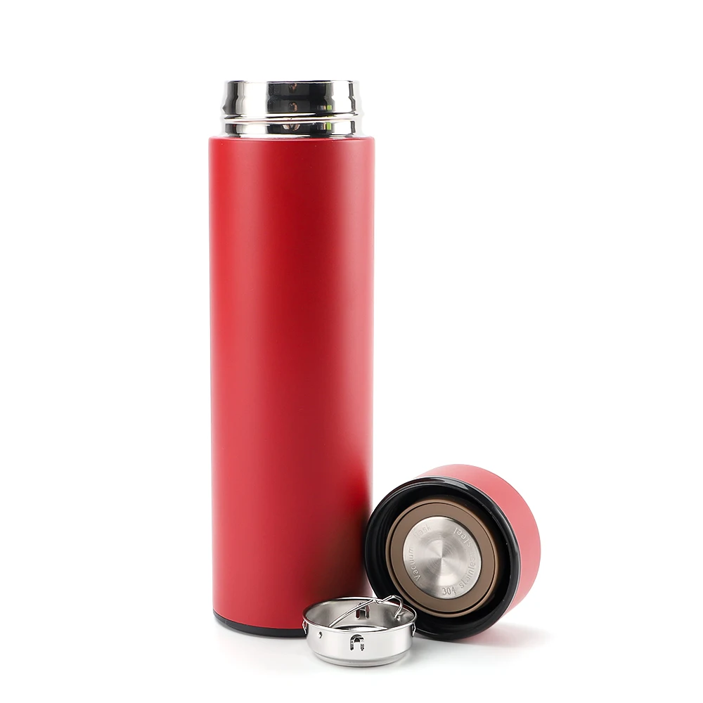 Custom 500ml Office Flask Fashion Water Bottle Vacuum 304 Stainless Steel for Travel Customizable Design Plastic for Drinking