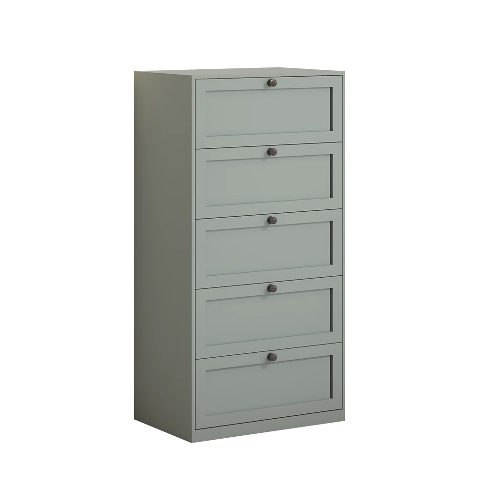Nordic Bedroom Furniture Chest of Drawers Metal 5 Drawer Storage Dresser