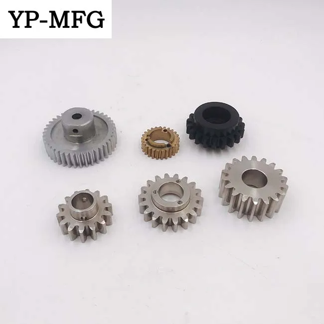 Custom High Precision Machining Nylon Brass Aluminum CNC Plastic Gear Milling Parts Works CNC Machining