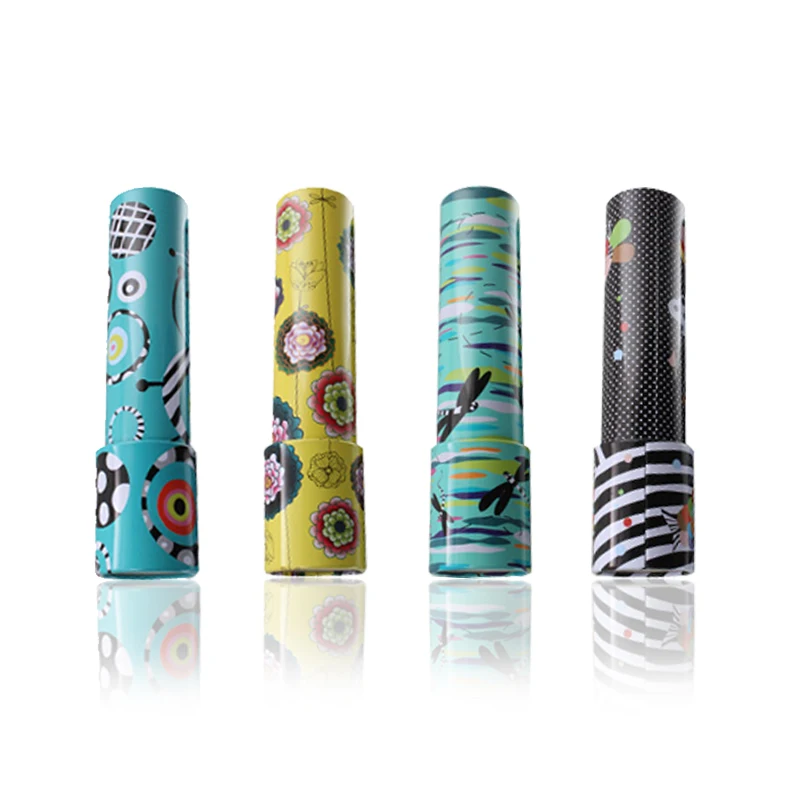 Детские развивающие волшебные игрушки, Классическая Металлическая жестяная калейдоскопическая игрушка для малышей