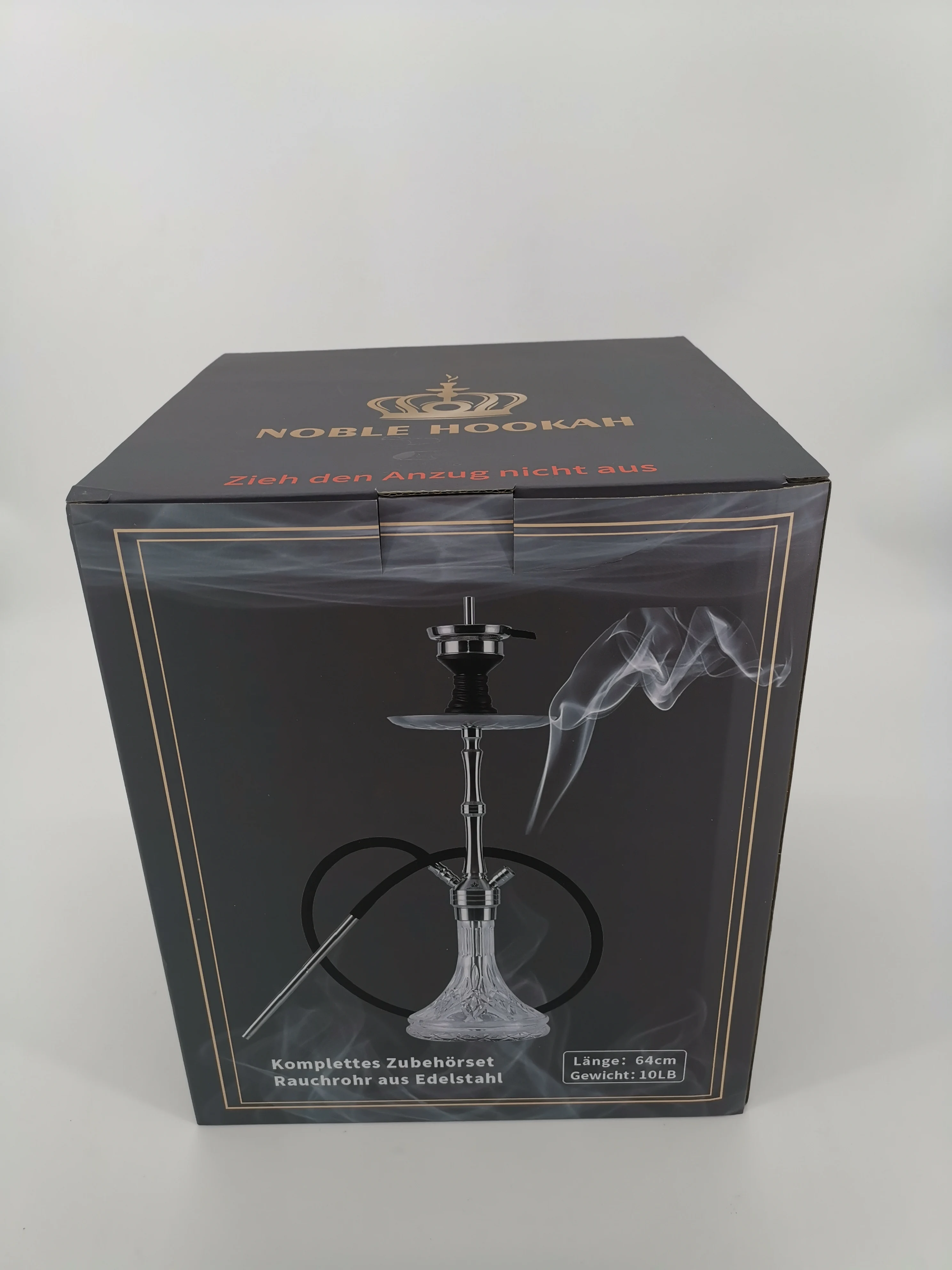 Noble Hookah 70cm Medium Four Holes E Shisha Stainless Steel Hookah Set