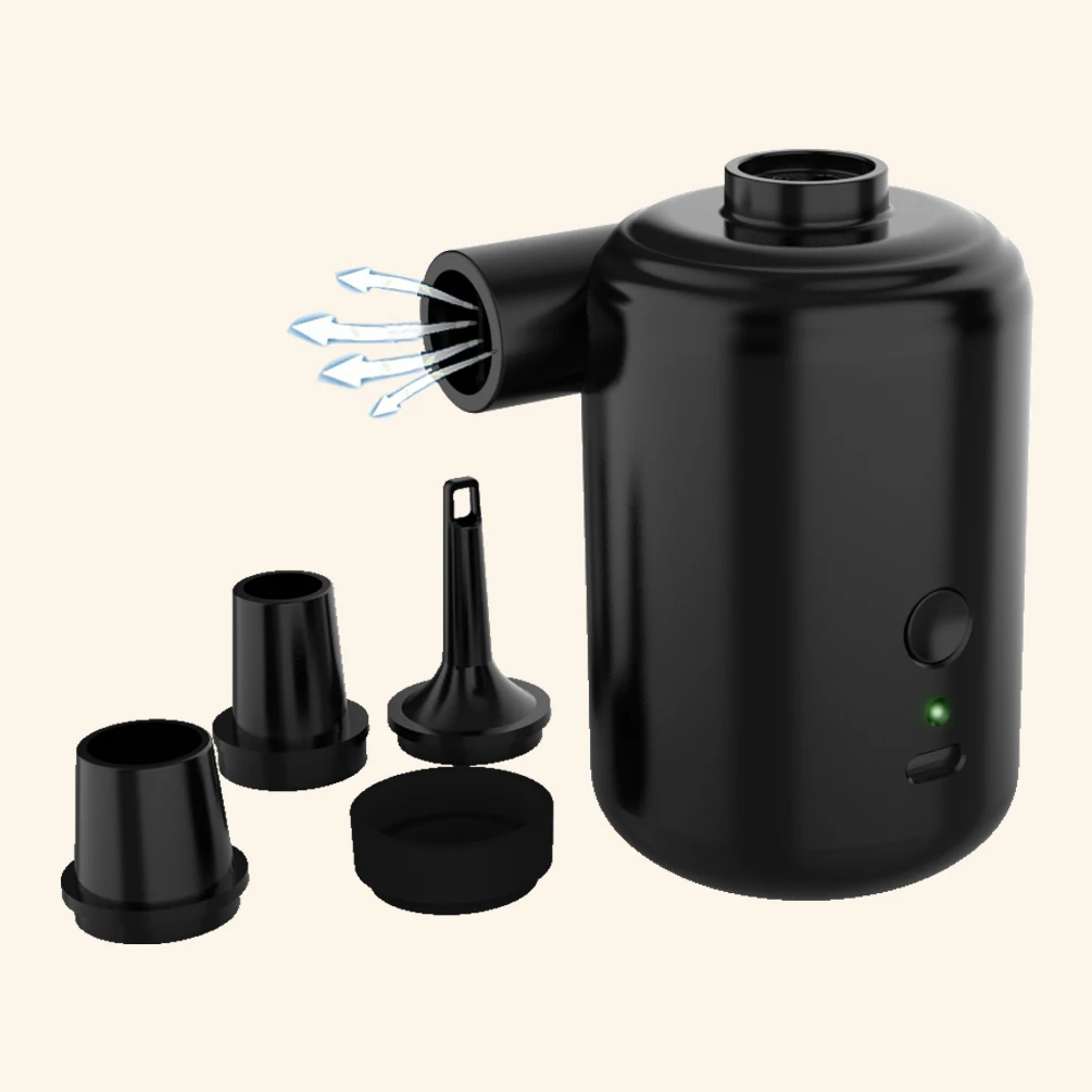 Max Pump Plus Mini Portable Mattress Vacuum Storage Bag Inflate Deflate Electric Air Pump 3600mah Lithium Battery