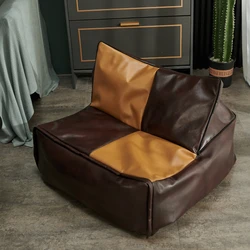 Bedroom leather bean bag for kids adults sitzsack comfort beanbag bean bag sofa NO 4