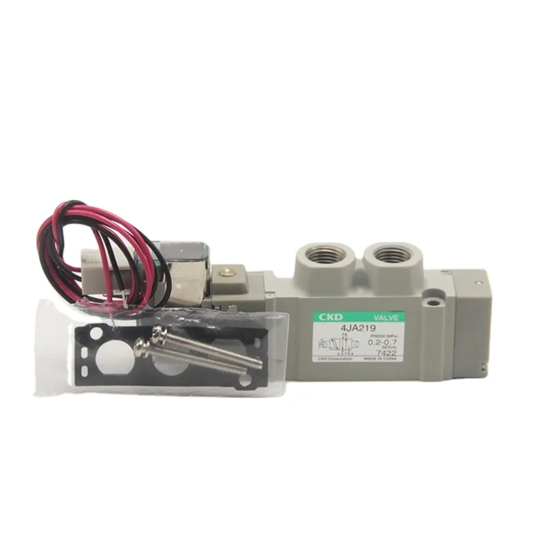 CKD solenoid valve 4JA219-06-E2-3 4JA119-M5-E2-3 4JA319-08-E2-3  4JA229-06-E2-3