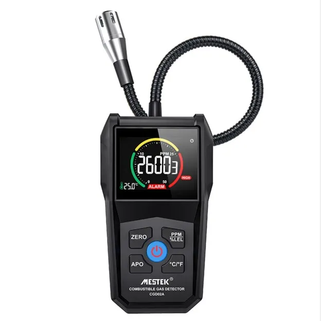 HEDAO Mestek CGD02A портативный детектор горючих газов анализатор CH4 детектор газа ручной счетчик угарного газа для