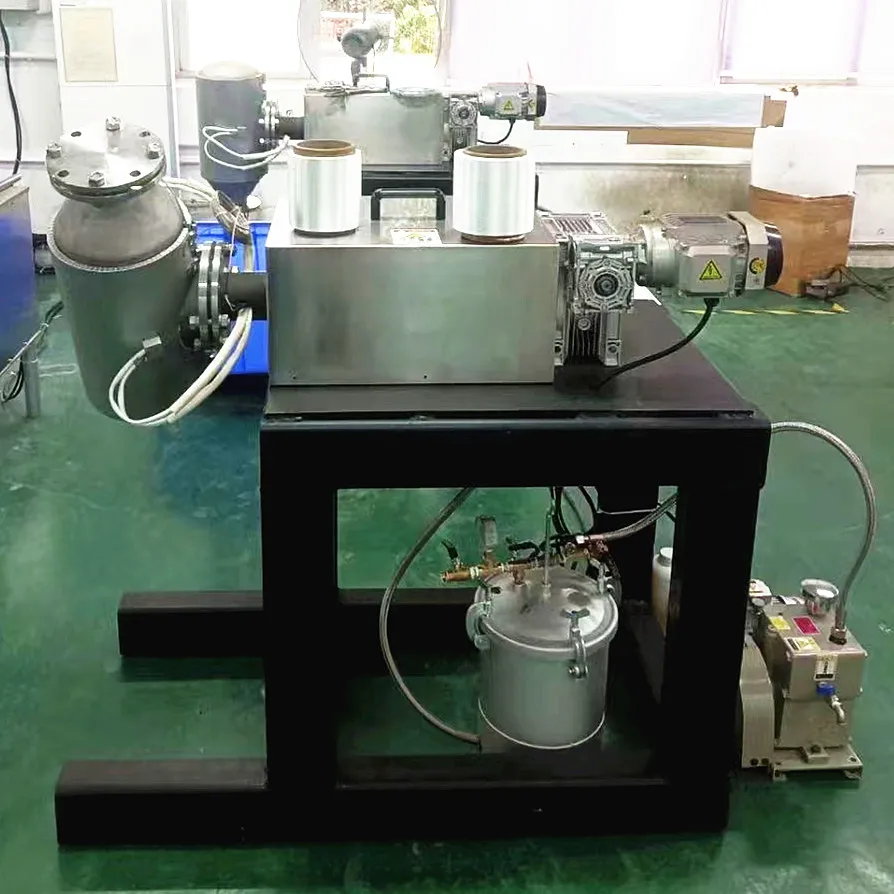 Polyester POY FDY Yarn Flexible Lab Mini Spinning Machine for New Material
