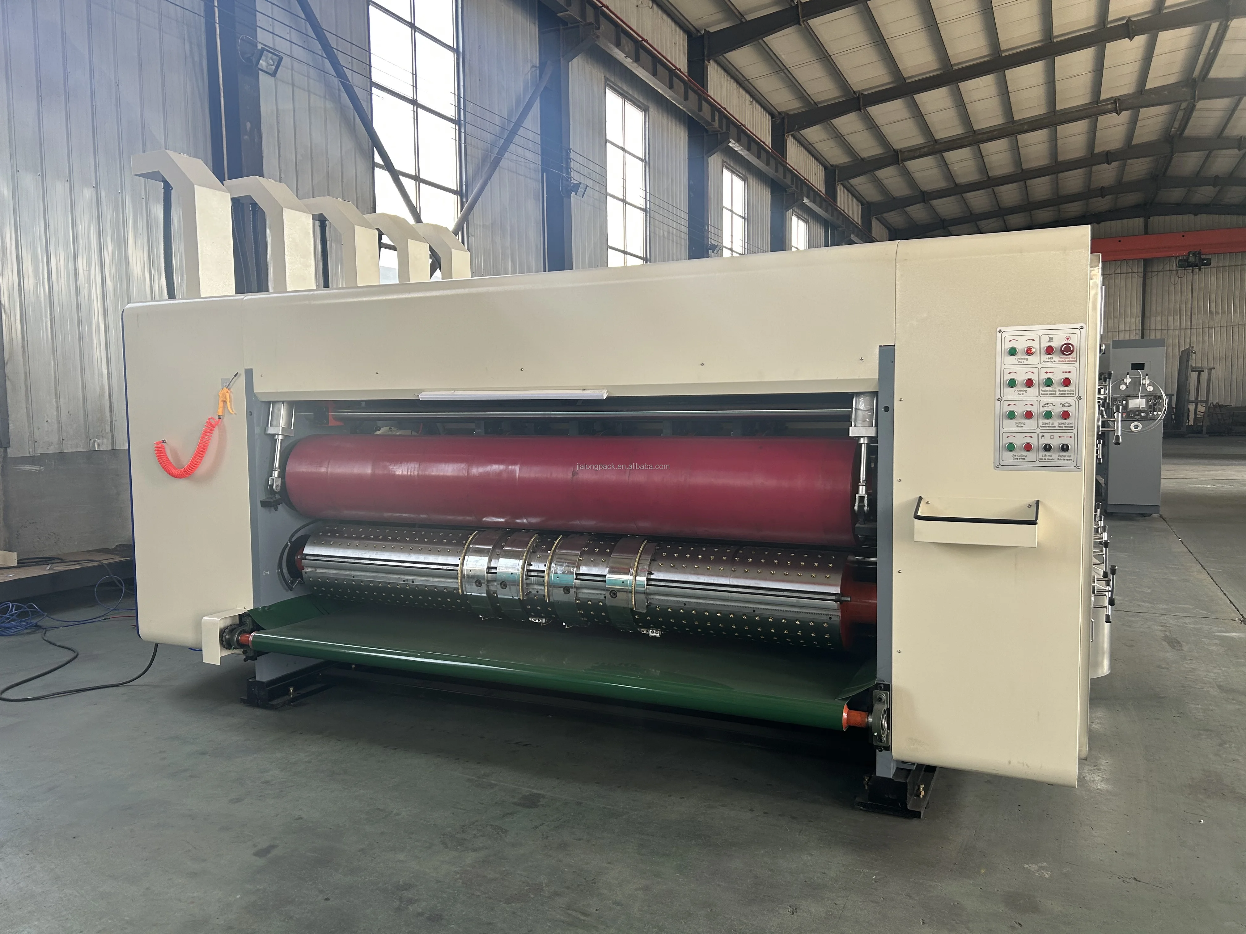 Auto Corrugated Cardboard Box Printing Slotting Die Cutting Machinery Flexo Printer Machine for Corrugated Cardboard