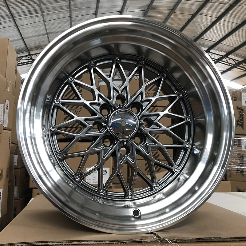 Rims 15 Inch 4 Holes 100 for Passenger Car Aftermarket Wheels 15X9 Japan Design