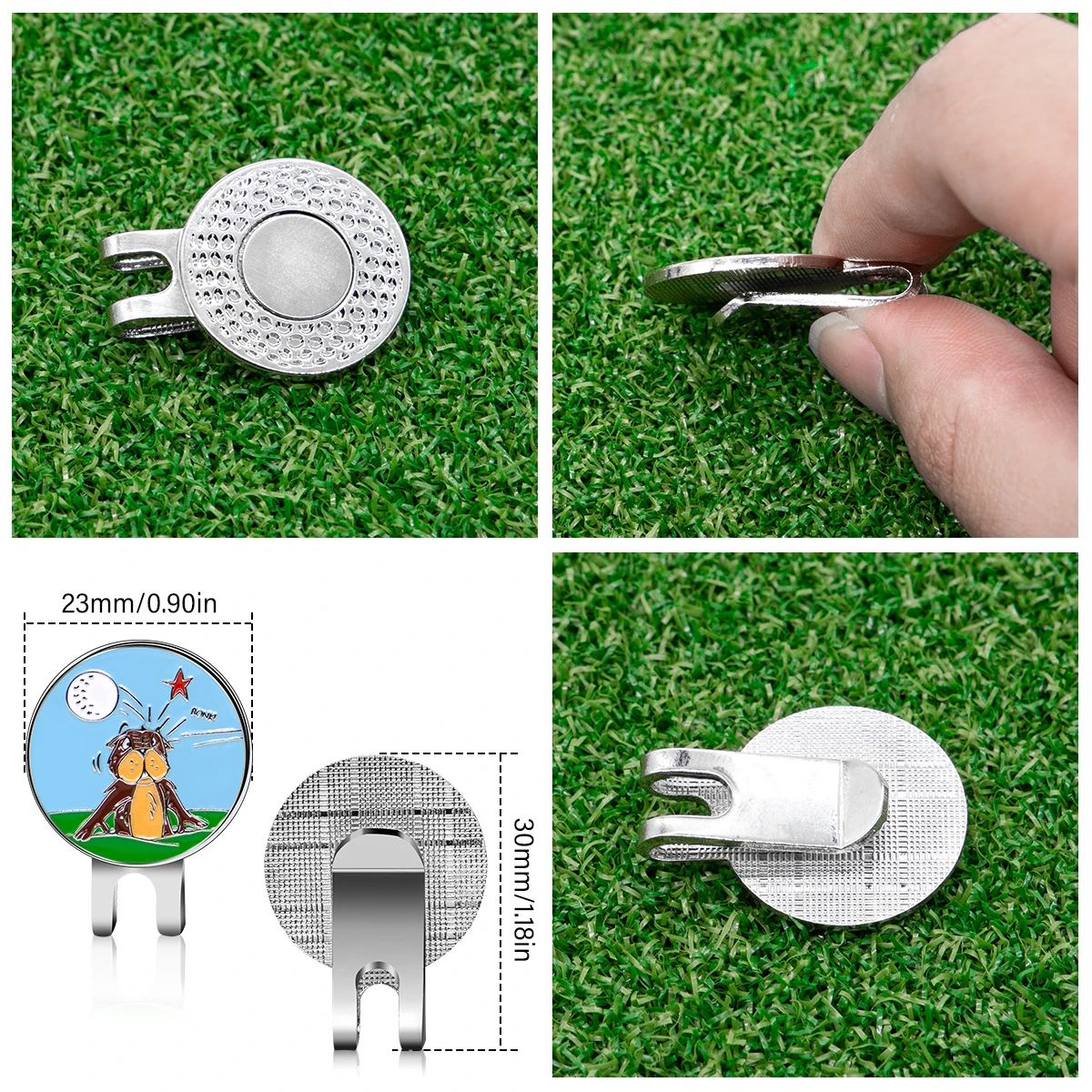 Golf Accessories Golf Ball Markers Personalised Funny Susliks