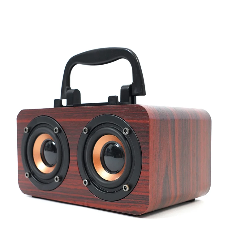 Top Sales Wooden Portable Bluetooth Speaker Waterproof Wireless WIFI Sound Quality