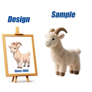 Shengye ASTM CE Wholesale Soft High Quality Brand Company Promotion Plushie Doll Wild Animal Stuffed Antelope Doll Plush Toy