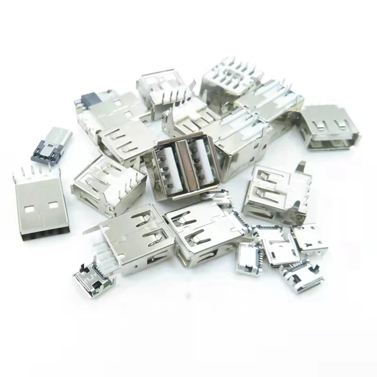 Usb Type C Connector Female Pcb Mount Micro Usb Socket 16Pin Custom Usb Connector