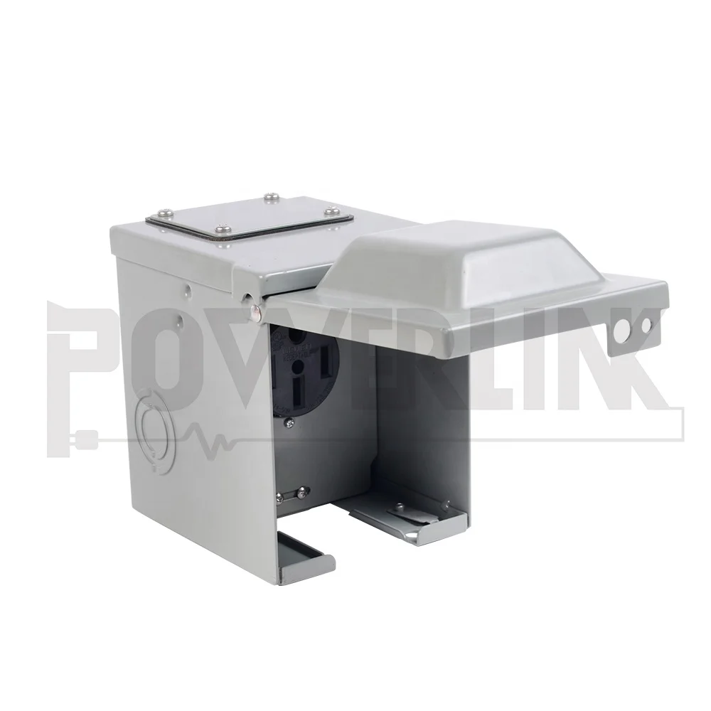Usa Weatherproof Rv Power Outlet Box 50 Amp Nema 1450r 125/250 Volt Buy Rv Accessories 50 Amp