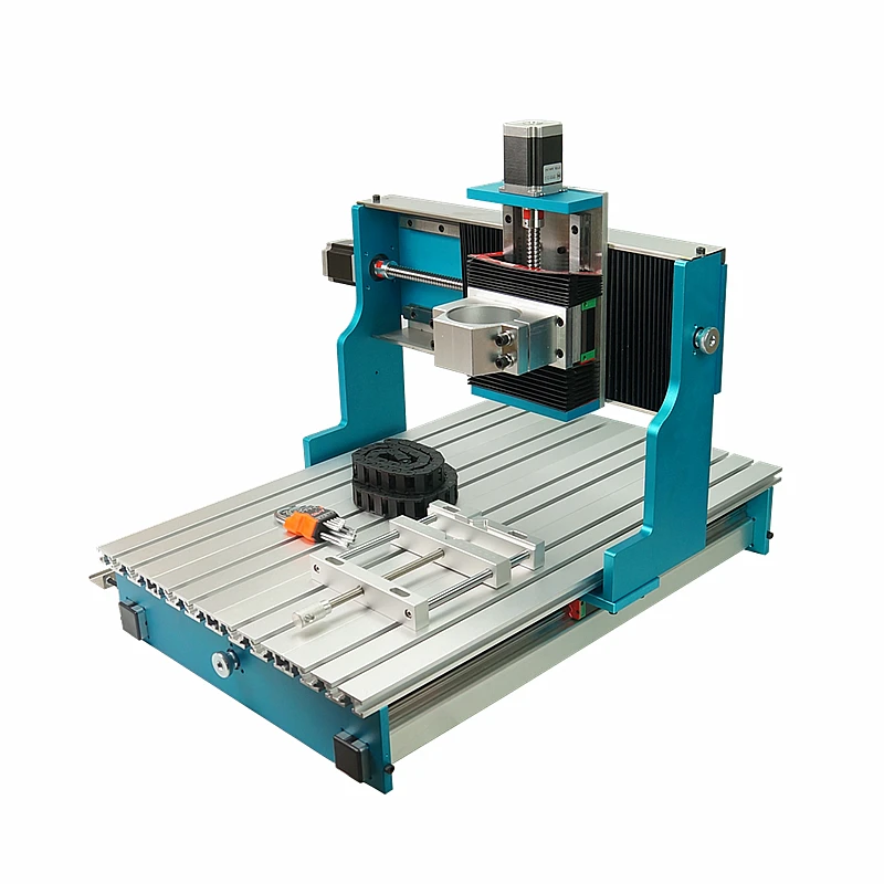 4 Axis CNC Engraving Machine Frame Kit 6040 Linear Guideway NEMA 23 Stepper Motor for DIY CNC Router Milling Cutting Machine