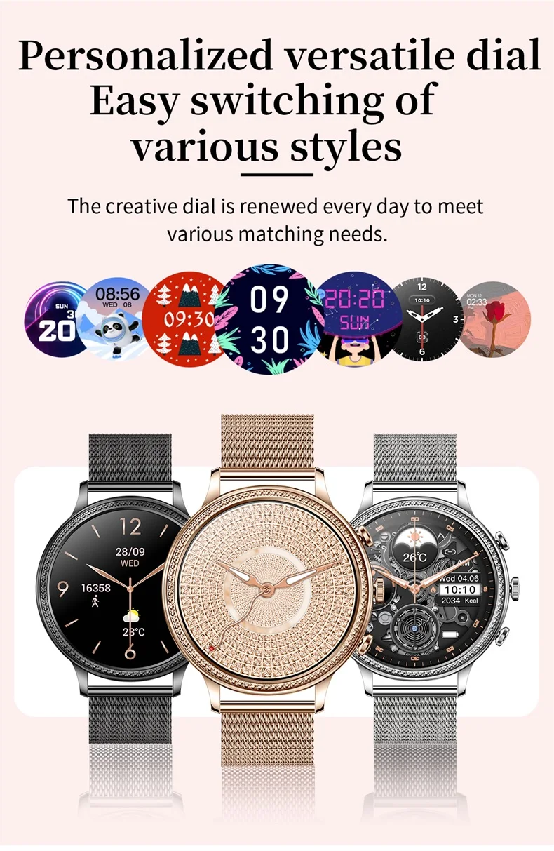 Woman Smartwatch V60 Heart Rate Monitor BT Call Music Player Sleep Monitor Smartwatches Woman (10).jpg