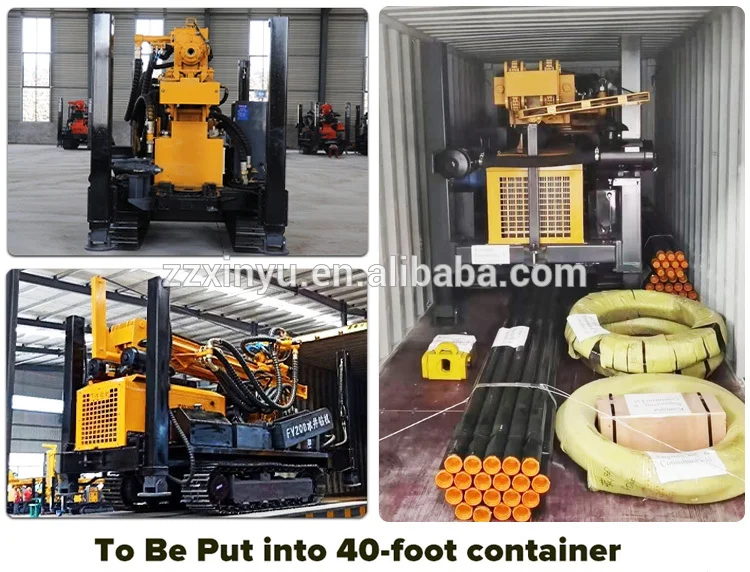 Mud Pump Driven Type Drilling Machine for Water Can Use air Compressor