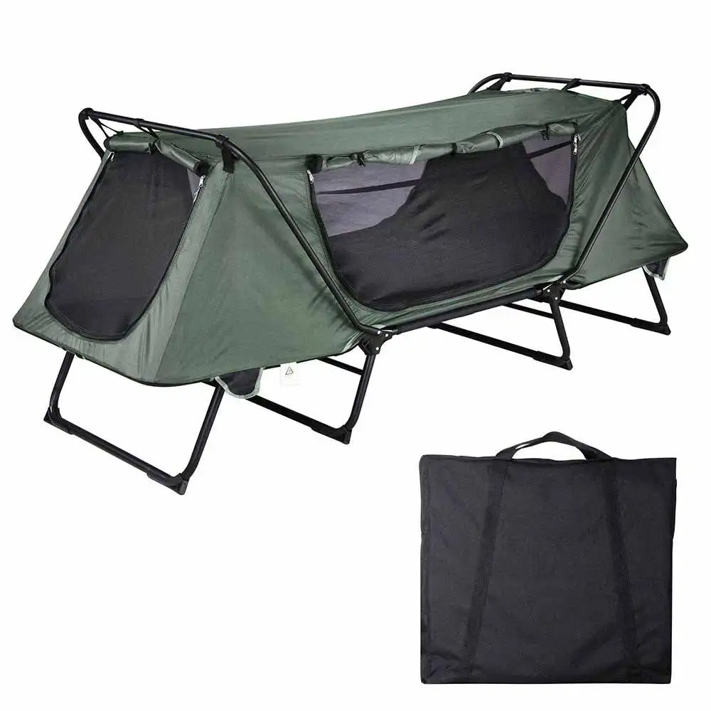 fishing double camp bed