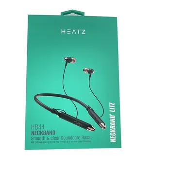 HEATZ HB44 Noise Cancelling TWS Earphones & Headphones Smooth & Clear Soundcore Bass Comfortable Neckband Design