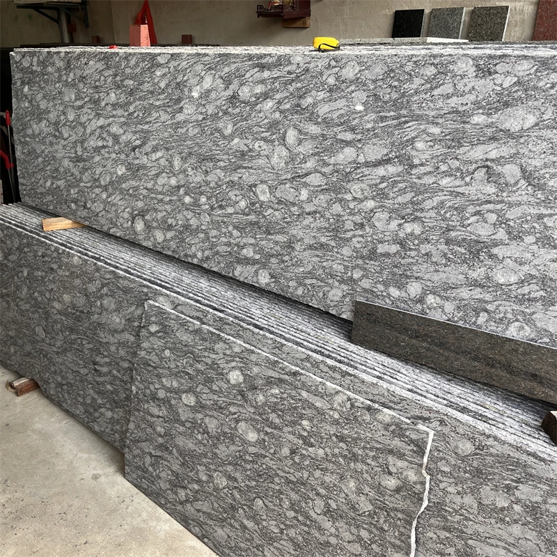 product good quality topazic imperial granite slab for wall cladding grey granite slab countertop-2