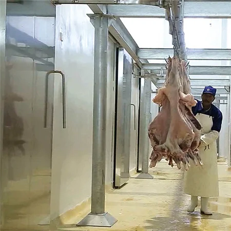 Complete sheep slaughterhouse EPC solution including civil engineering, cold storage and complete processing line