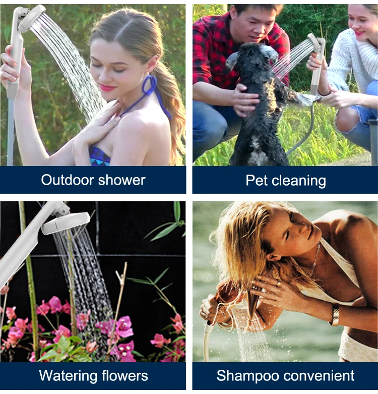 Fashionable Smart Battery Powered Portable Camping Shower with Versatile Shower for Indoor & Outdoor Use,  Camping, Hiking manufacture