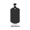Black  28X49mm