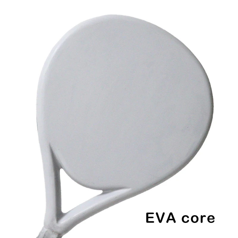 High Quality Custom Logo Padel Rackets Carbon Fiber Padel Racquets With EVA Grip for Outdoor Sports details