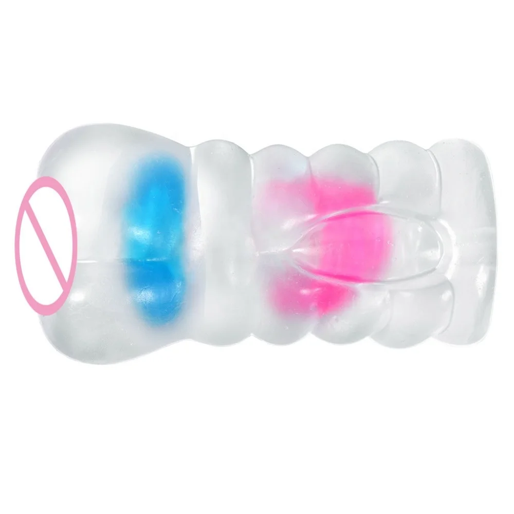 Soft Transparent Male Masturbator Vagina Pussy Sex Toys For Men Masturbating Penis Trainer Buy Silicone Realistic Pocket Pussy Male Masturbation Cup Erotic Sex Toys For Men Silicone Male Masturbator 3d Vagina Sex