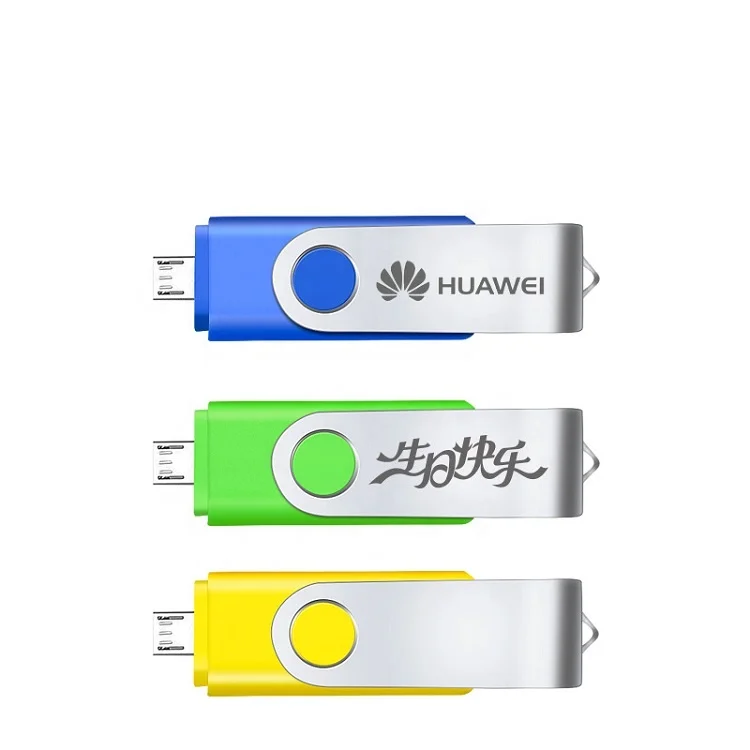 OTG USB Flash Drive 128GB 64GB 32GB 16GB 8GB 4GB 2GB Pen Drive Smartphone Pendrive OTG 2.0 USB Flash Drive - ANKUX Tech Co., Ltd
