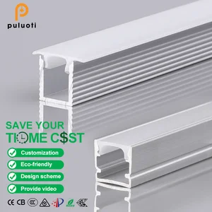 PULUOTI Line Lights LED Strip Light Diffuser Corner Extrusion Channel Profile Durable Aluminum Alloy for Angle High Performance