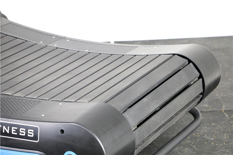 
 Домашняя и коммерческая неэлектрическая ручная беговая дорожка для фитнеса с деревом, самообеспечивающаяся изогнутая беговая дорожка  